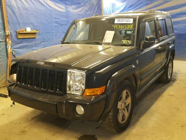 1J8HG48N86C149410 - 2006 JEEP COMMANDER შავი ფოტო 2