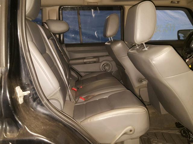 1J8HG48N86C149410 - 2006 JEEP COMMANDER შავი ფოტო 6