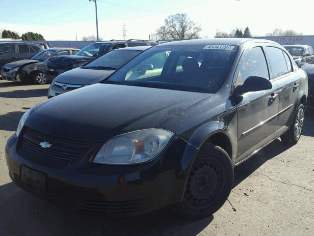 1G1AD5F53A7164417 - 2010 CHEVROLET COBALT 1LT BLACK photo 2