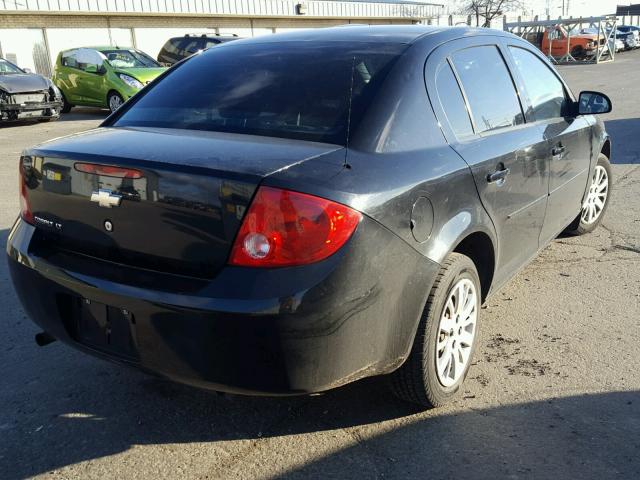 1G1AD5F53A7164417 - 2010 CHEVROLET COBALT 1LT BLACK photo 4