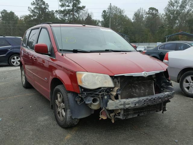 2A8HR54P38R844508 - 2008 CHRYSLER TOWN & COU RED photo 1