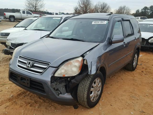 SHSRD78986U428599 - 2006 HONDA CR-V SE GRAY photo 2