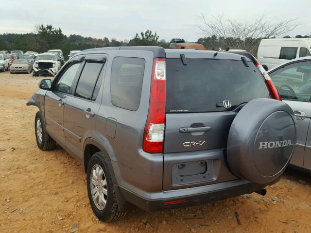 SHSRD78986U428599 - 2006 HONDA CR-V SE GRAY photo 3