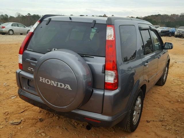 SHSRD78986U428599 - 2006 HONDA CR-V SE GRAY photo 4