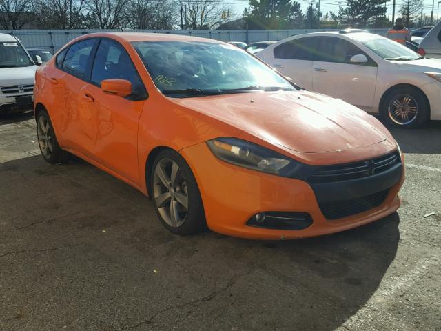 1C3CDFEB7ED697539 - 2014 DODGE DART GT ORANGE photo 1