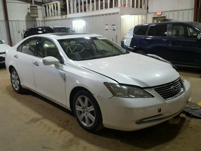 JTHBJ46G182273111 - 2008 LEXUS ES 350 WHITE photo 1