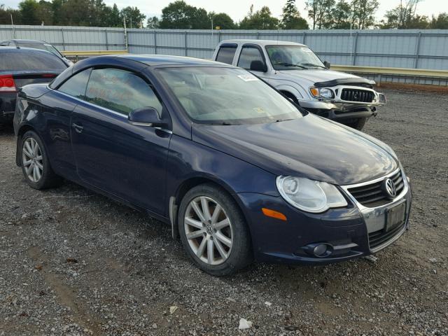 WVWAA71F18V045704 - 2008 VOLKSWAGEN EOS TURBO BLUE photo 1