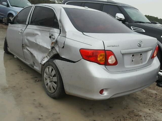 2T1BU4EE6AC321346 - 2010 TOYOTA COROLLA BA GRAY photo 3