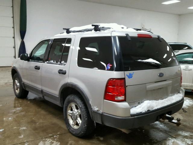 1FMZU73W73ZA01727 - 2003 FORD EXPLORER X SILVER photo 3