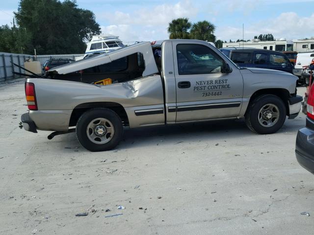 1GCEC14WXXZ108777 - 1999 CHEVROLET SILVERADO TAN photo 9