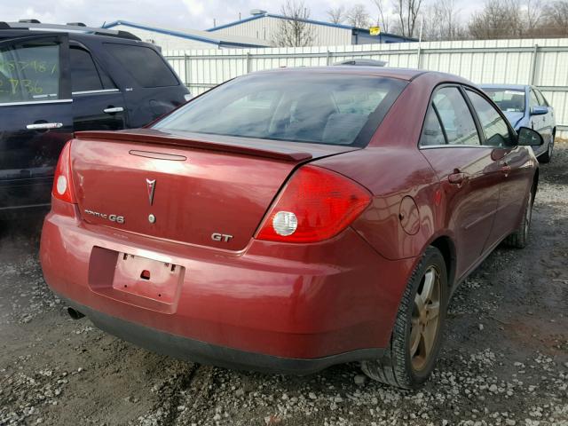 1G2ZH57N794104896 - 2009 PONTIAC G6 GT RED photo 4