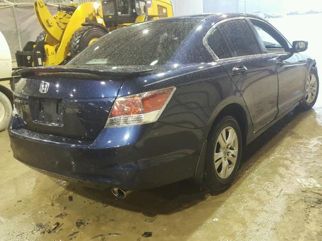 1HGCP2F42AA173448 - 2010 HONDA ACCORD LXP BLUE photo 4