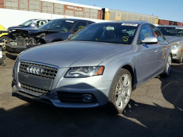 WAUKFBFL4BA094740 - 2011 AUDI A4 PRESTIG SILVER photo 2