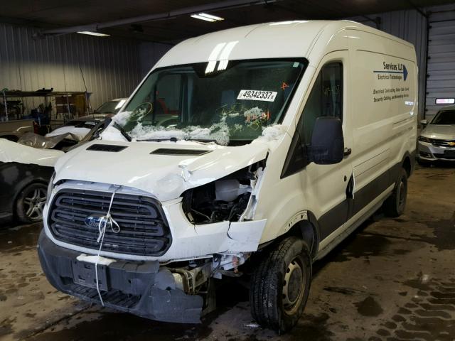 1FTNR2CM6FKA19378 - 2015 FORD TRANSIT T- WHITE photo 2