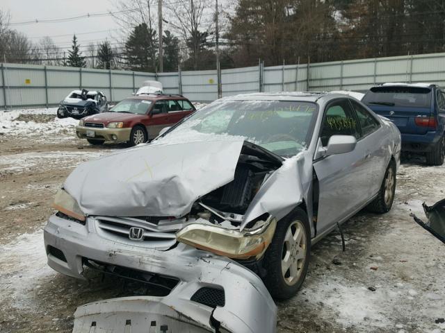 1HGCG2250YA034797 - 2000 HONDA ACCORD EX SILVER photo 2