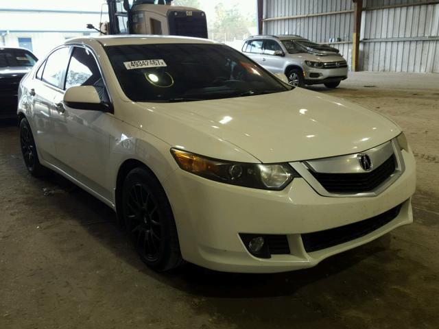 JH4CU2F64AC014443 - 2010 ACURA TSX WHITE photo 1