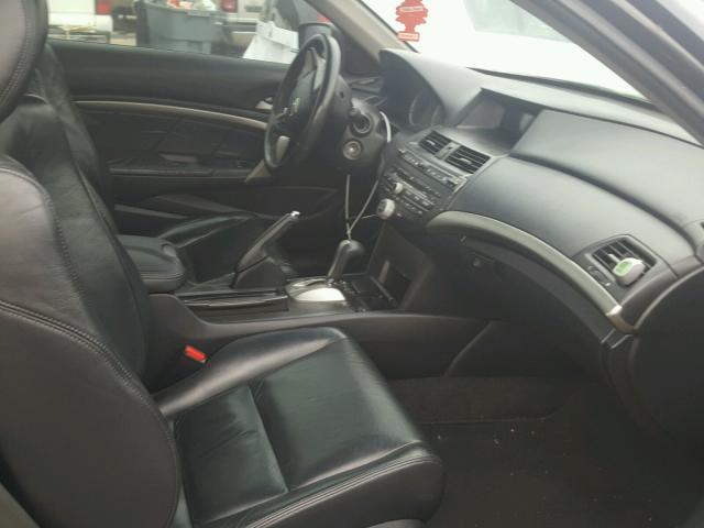 1HGCS22818A002532 - 2008 HONDA ACCORD EXL BLACK photo 5