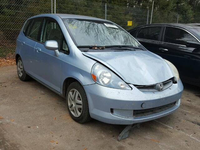 JHMGD38437S009204 - 2007 HONDA FIT BLUE photo 1