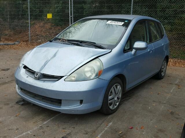 JHMGD38437S009204 - 2007 HONDA FIT BLUE photo 2