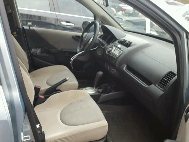 JHMGD38437S009204 - 2007 HONDA FIT Көк фото 5