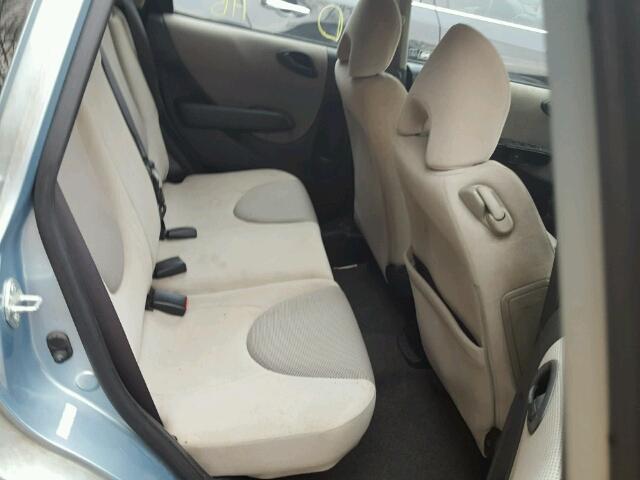 JHMGD38437S009204 - 2007 HONDA FIT Көк фото 6