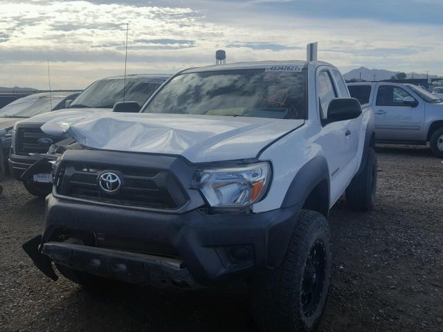 5TFTU4GN2DX033234 - 2013 TOYOTA TACOMA PRE WHITE photo 2