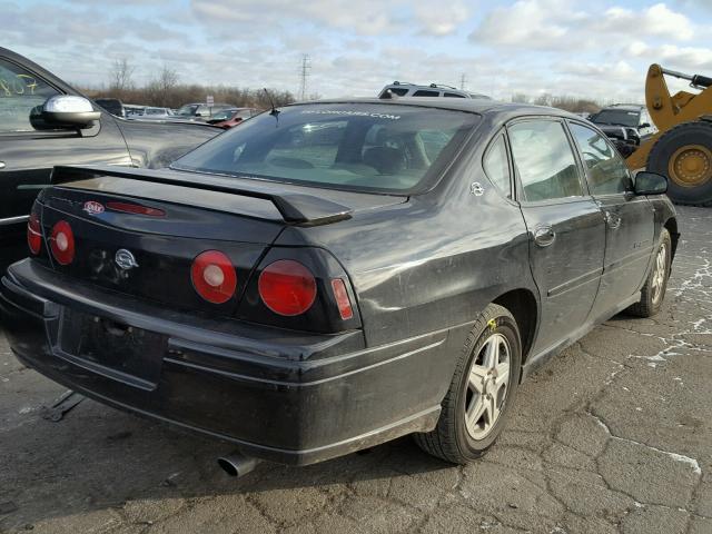 2G1WH52K349363119 - 2004 CHEVROLET IMPALA LS BLACK photo 4