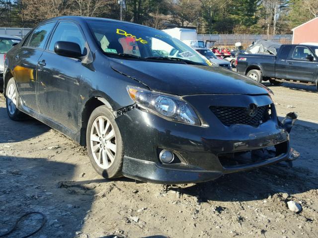 2T1BU40E29C173599 - 2009 TOYOTA COROLLA BA BLACK photo 1