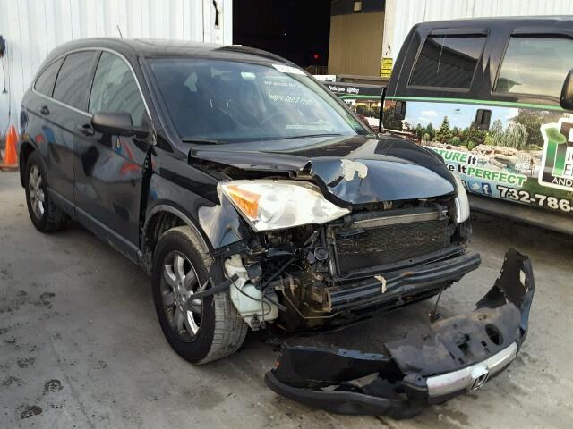 5J6RE48568L025215 - 2008 HONDA CR-V EX BLACK photo 1