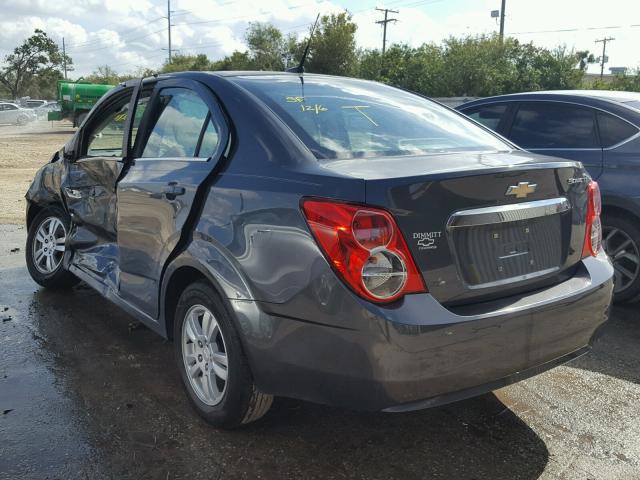 1G1JC5SH5C4230683 - 2012 CHEVROLET SONIC LT CHARCOAL photo 3