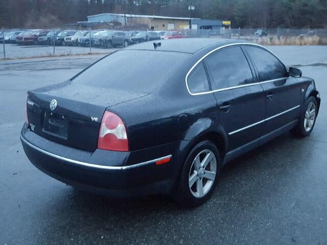 WVWRH63BX4P152297 - 2004 VOLKSWAGEN PASSAT GLX BLACK photo 4