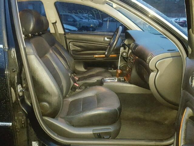 WVWRH63BX4P152297 - 2004 VOLKSWAGEN PASSAT GLX BLACK photo 5