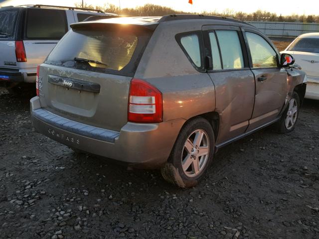 1J8FF47W37D120705 - 2007 JEEP COMPASS GREEN photo 4