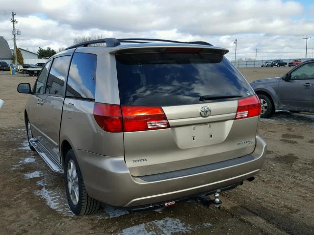 5TDBA23C84S012178 - 2004 TOYOTA SIENNA LE TAN photo 3