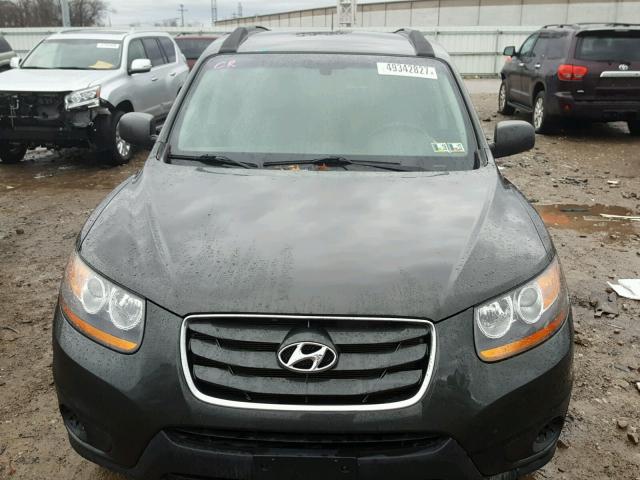 5NMSGDAB3AH370873 - 2010 HYUNDAI SANTA FE G GREEN photo 9