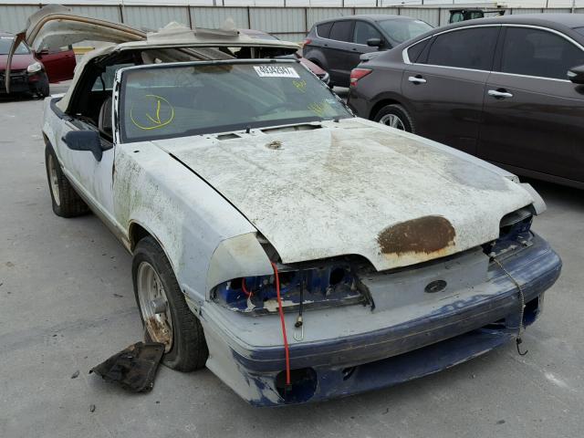 1FABP45E8KF259129 - 1989 FORD MUSTANG GT WHITE photo 1