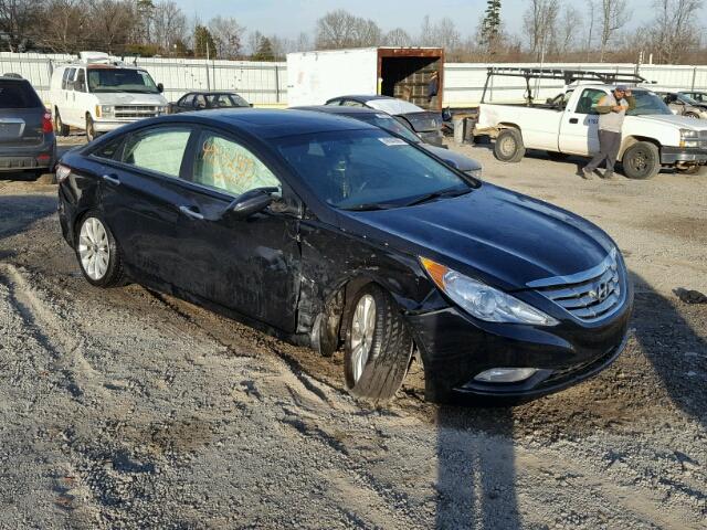 5NPEC4AB8DH504311 - 2013 HYUNDAI SONATA SE BLACK photo 1