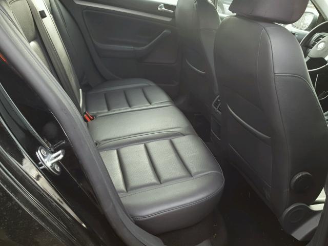 3VWRM71K89M092115 - 2009 VOLKSWAGEN JETTA SE أسود صورة 6