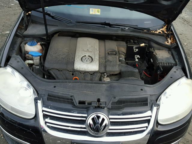 3VWRM71K89M092115 - 2009 VOLKSWAGEN JETTA SE أسود صورة 7