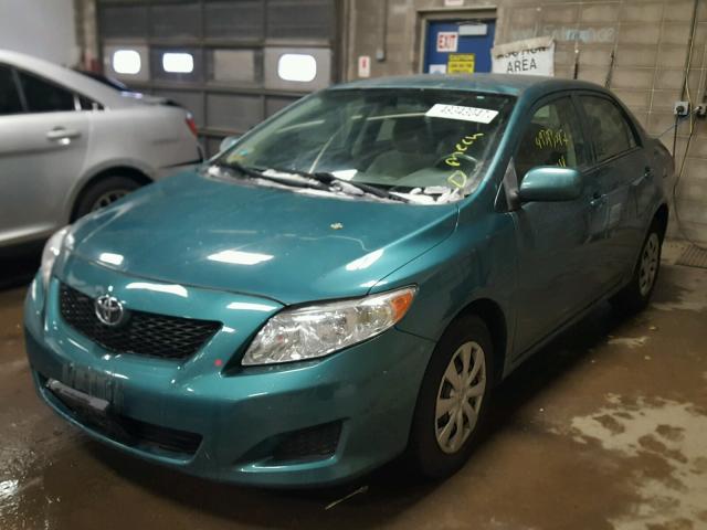 JTDBL40E499039556 - 2009 TOYOTA COROLLA BA BLUE photo 2