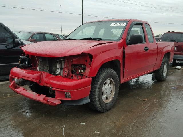 1GCCS198968280596 - 2006 CHEVROLET COLORADO RED photo 2