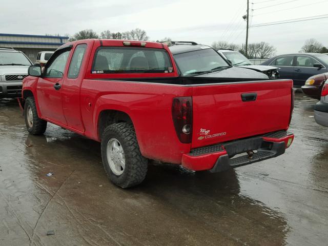 1GCCS198968280596 - 2006 CHEVROLET COLORADO RED photo 3