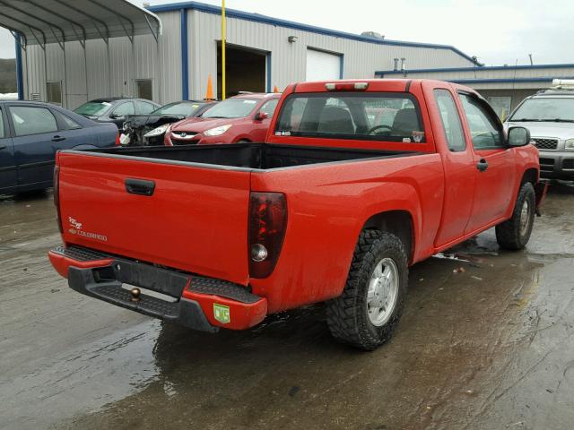 1GCCS198968280596 - 2006 CHEVROLET COLORADO RED photo 4