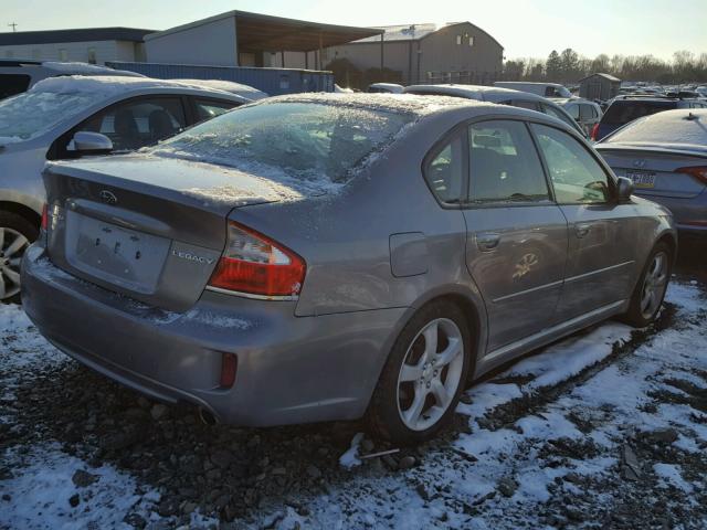 4S3BL616X97227173 - 2009 SUBARU LEGACY 2.5 GRAY photo 4