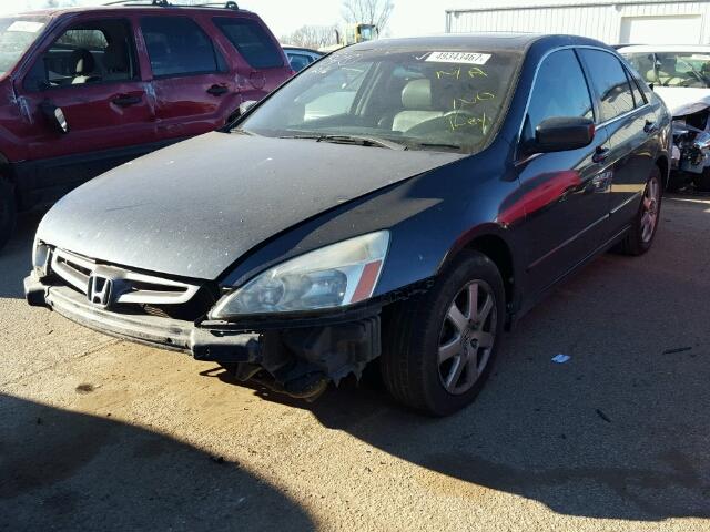 1HGCM66835A061914 - 2005 HONDA ACCORD EX GRAY photo 2