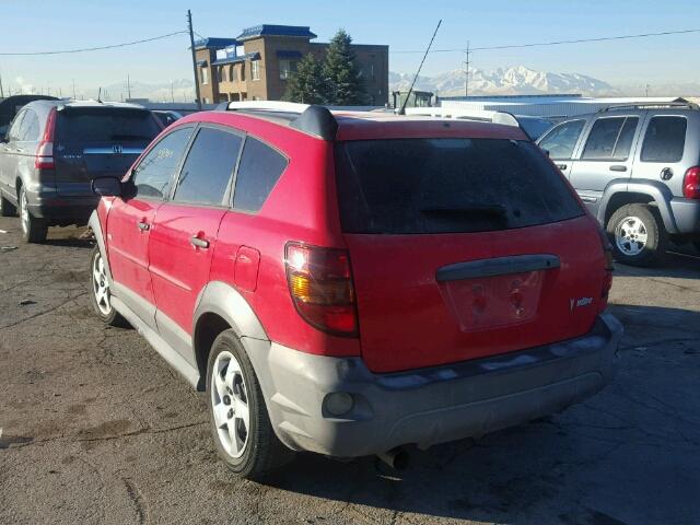 5Y2SL65866Z408301 - 2006 PONTIAC VIBE RED photo 3