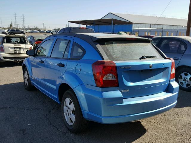 1B3HB28B18D645860 - 2008 DODGE CALIBER BLUE photo 3