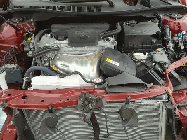 4T1BF1FKXHU790168 - 2017 TOYOTA CAMRY LE BURGUNDY photo 7