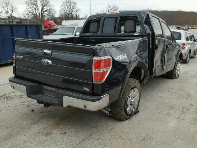 1FTFW1EV8AFC28040 - 2010 FORD F150 SUPER BLACK photo 4