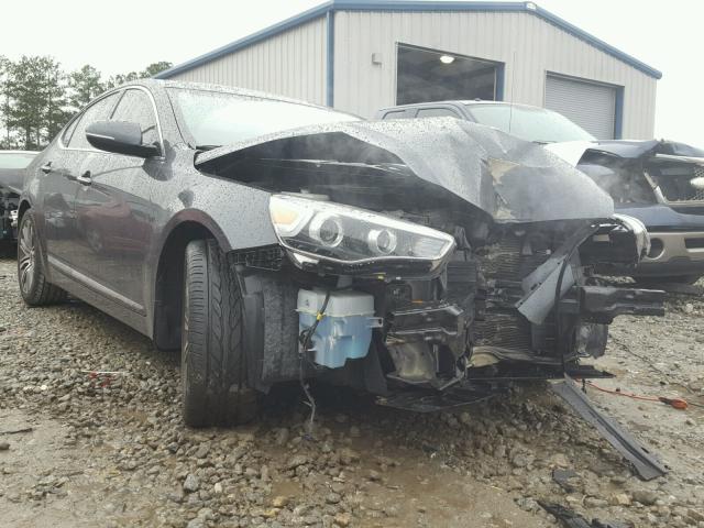 KNALN4D72E5130222 - 2014 KIA CADENZA PR GRAY photo 1